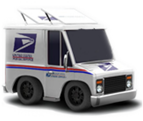 USPS truck illustration